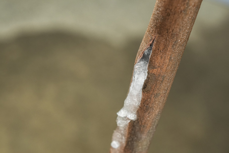 frozen copper pipes