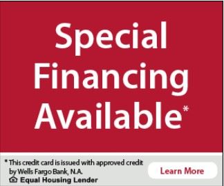 Special Financing Available